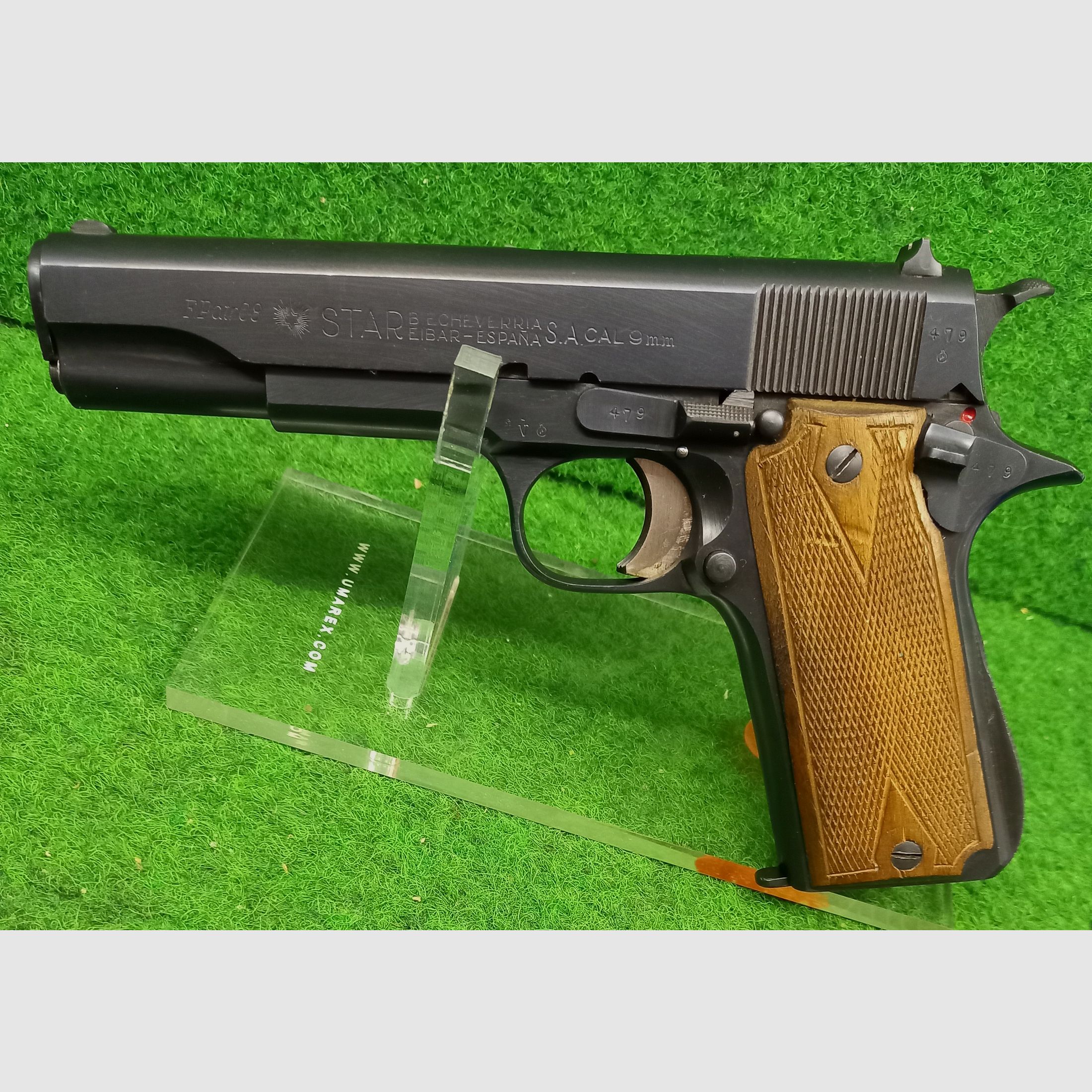 Star B Polizei Niedersachsen 9mm Luge. Patrone 08