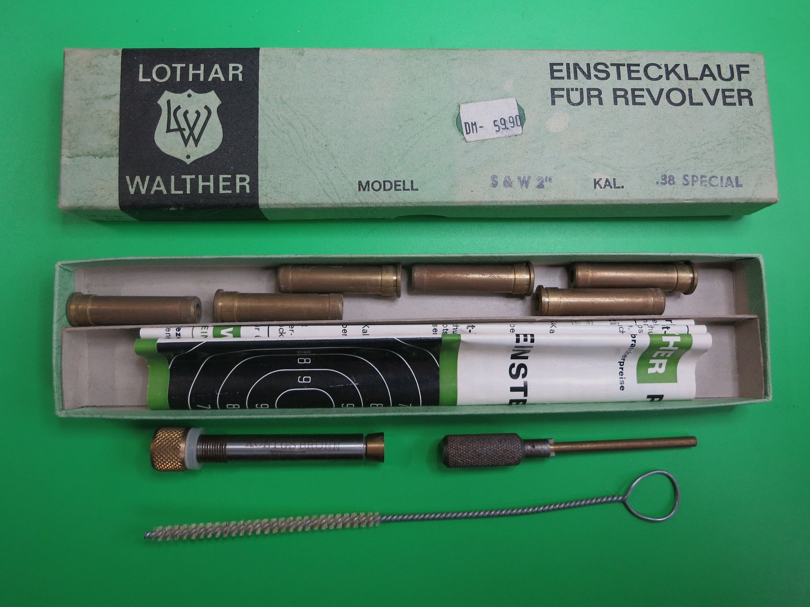  LOTHAR WALTHER cañón de inserción 4mm M20 para revólver de 2" .38 Special       #94
