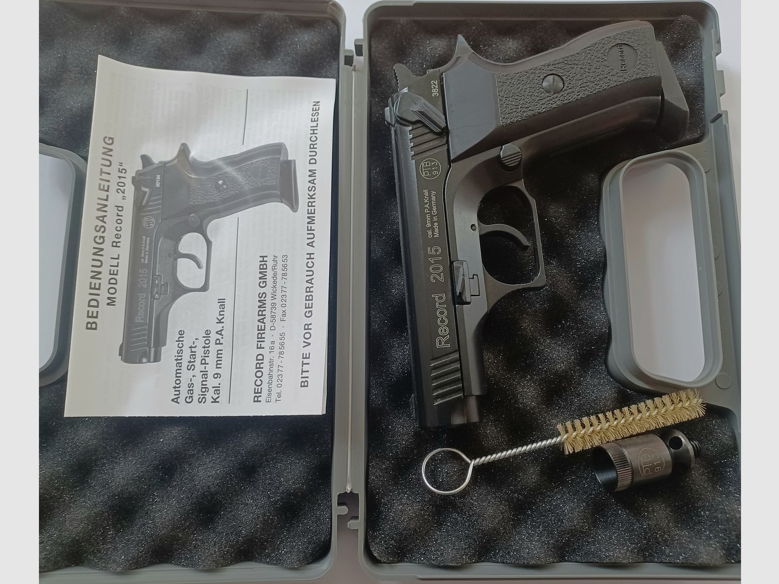 Record 2015 cal. 9mm P.A.K.