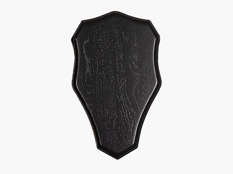 5etta Escudo Trofeo Ciervo Roble Oscuro Chapado