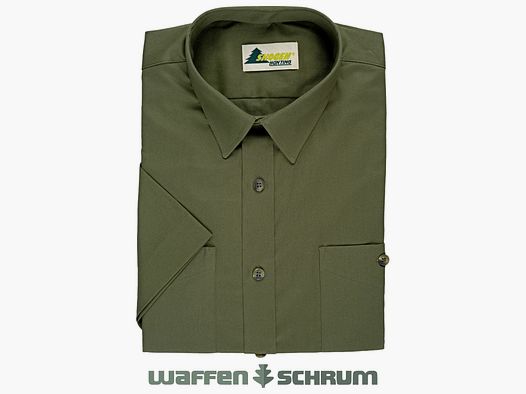 Skogen Jachtshirt 1/2 Mouw Olijf