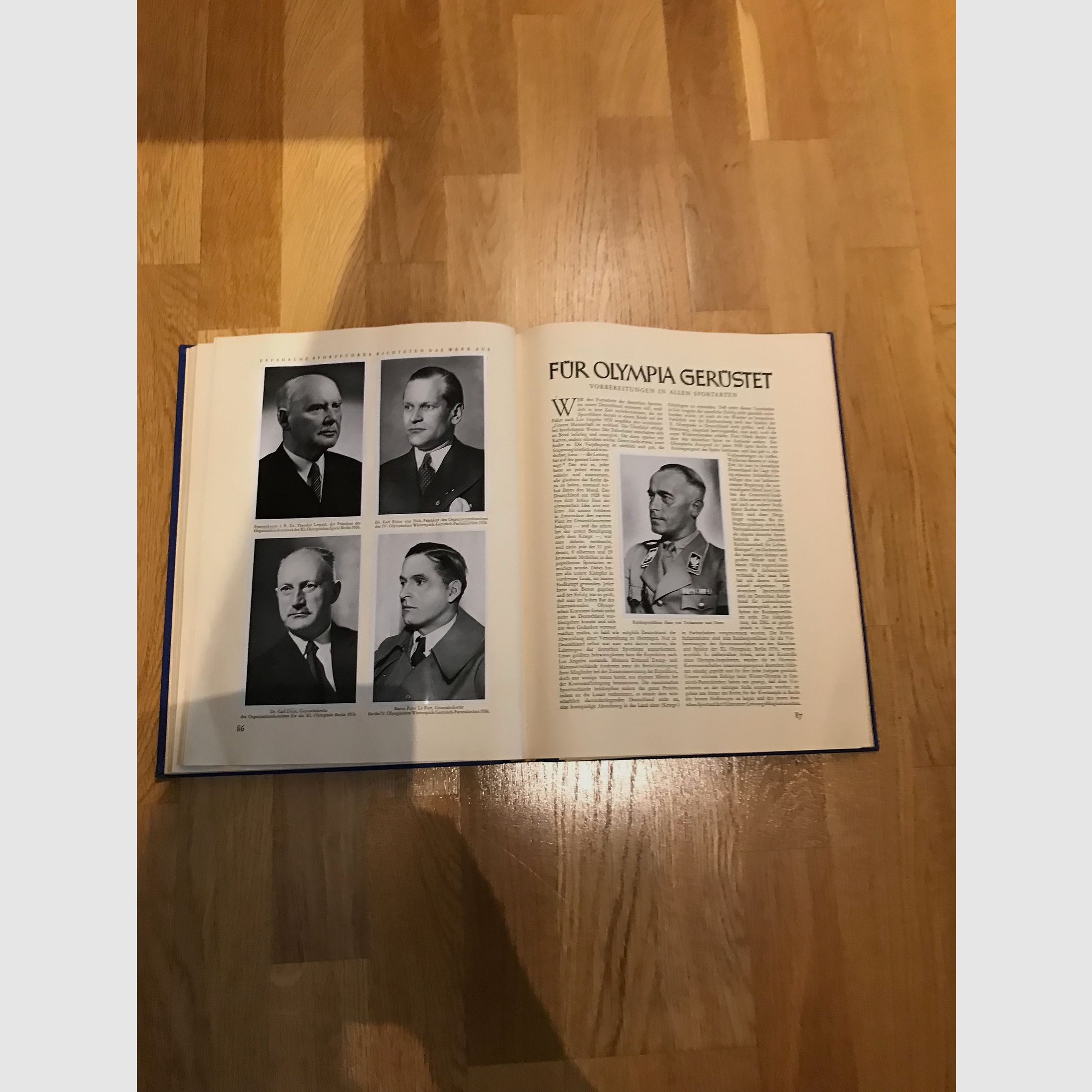 Olympische Spiele von 1936. Band 1 und 2