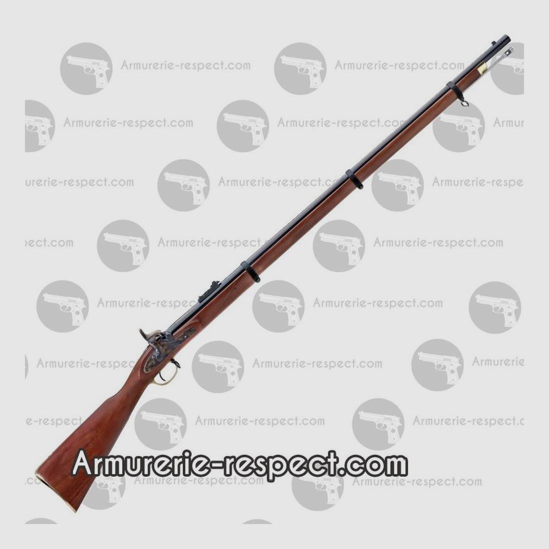 Enfield P.1853 3-Band Gewehr Chiappa Firearms - Kaliber 58 Perkussion - Präzise und Zuverlässige Historische Replik, Bild 5 von 5
