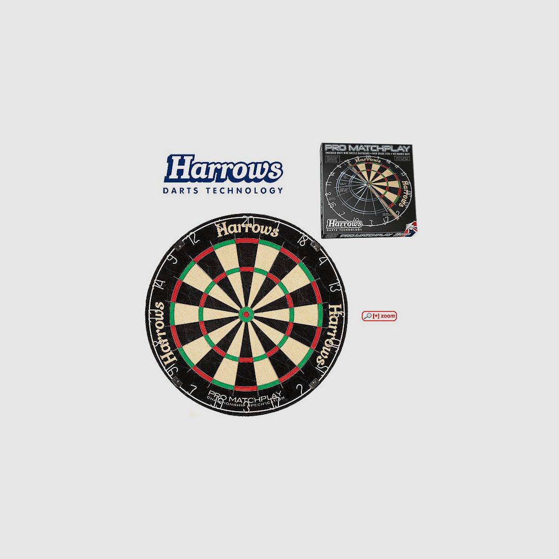 Harrows-Darts-Technology Pro Matchplay Board ONE80 Gladiator 3+ Dart & Zubehör