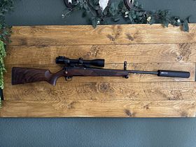 Steel Action HS .270win Holzklasse 4 inkl. Swarovski z6i 2-12x50 und Schalldämpfer