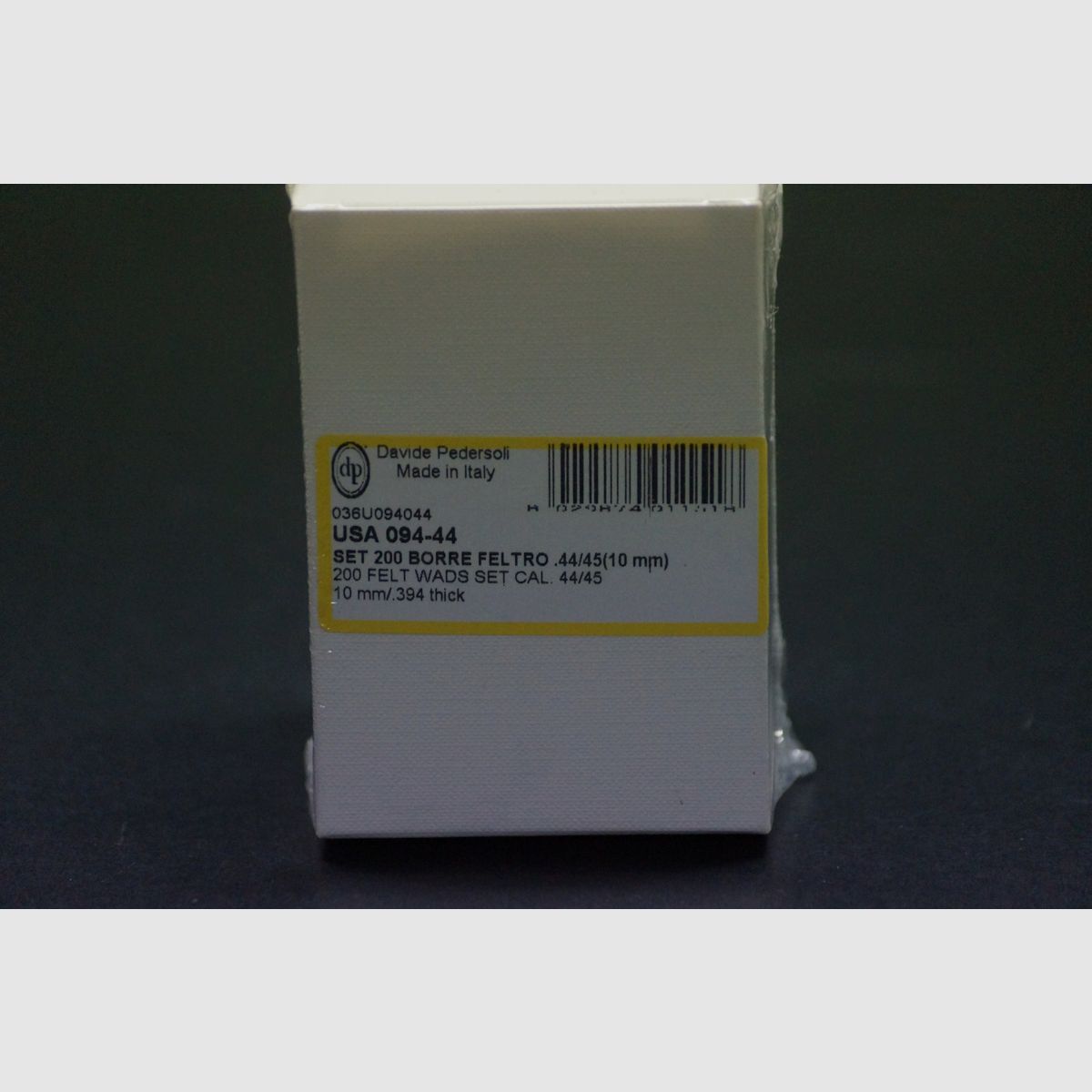 Pedersoli feltro 10mm Cal. .44, immagine 2 di 2