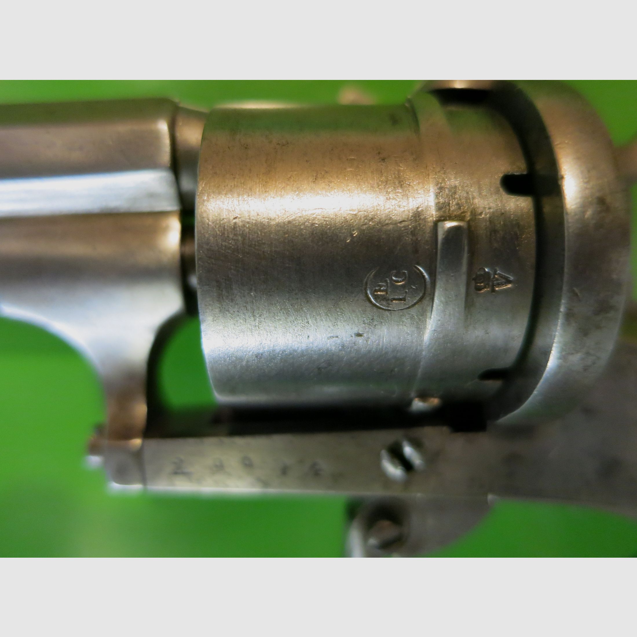 Revolver, Lefaucheux-Stiftfeuerrevolver M1858, Kal. 7 mm, Zivileproduktion     #87-