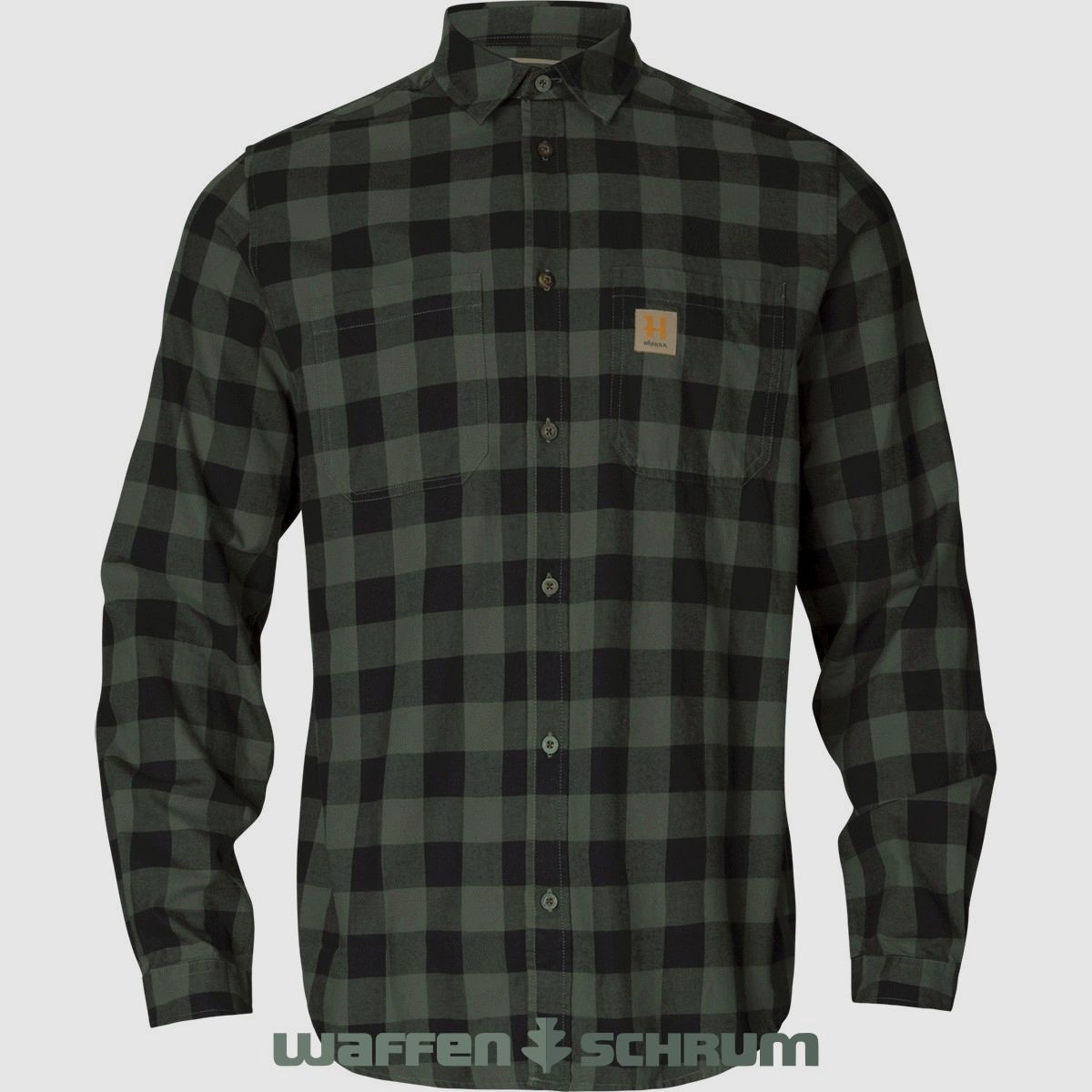 Härkila Hemd Scandinavian L/S  Green check