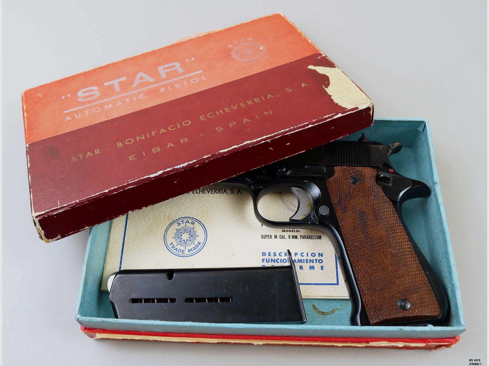 Pistole Star mod. Super B Bundespolizei Kal. 9×19 Matr. 563332, Bild 14 von 15