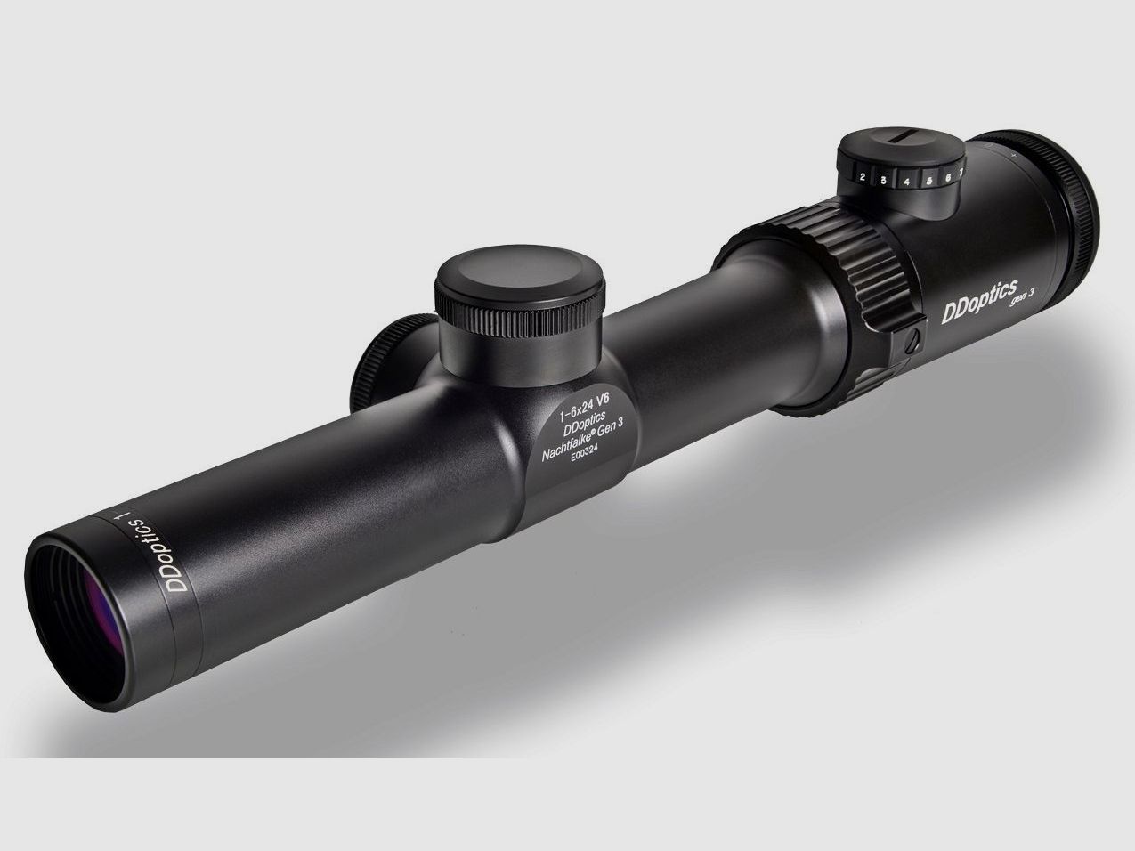 DDOptics HDX 1-6x24 Crosshair V6