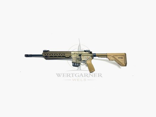 H&K MR223 A3 14,5", verde-marrone cal. 223, con Slim-Line HKey