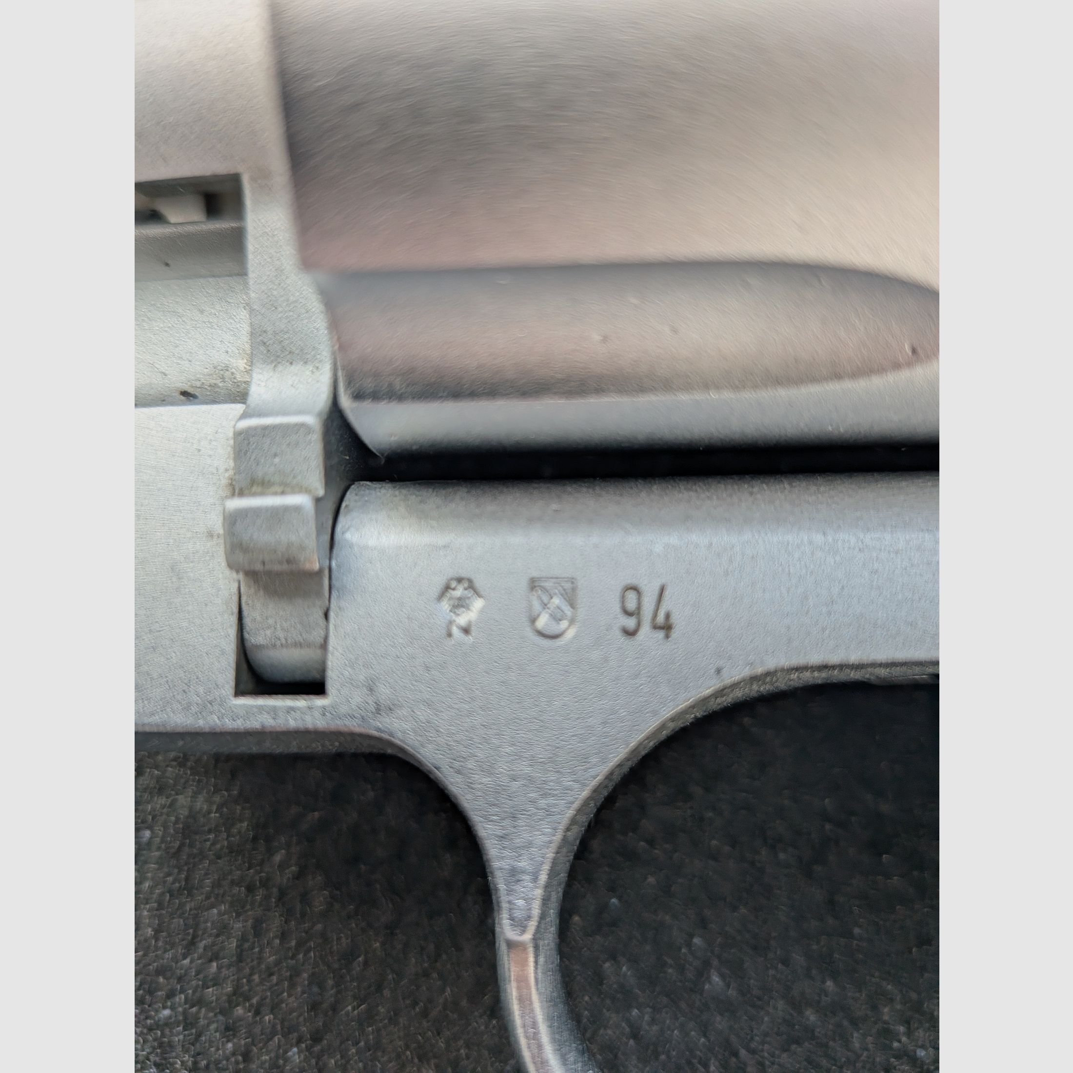 ME 38 Marshal - Revolver - PTB 203/2 - Nickel matt - 9mm Knall - Holzgriff - SSW