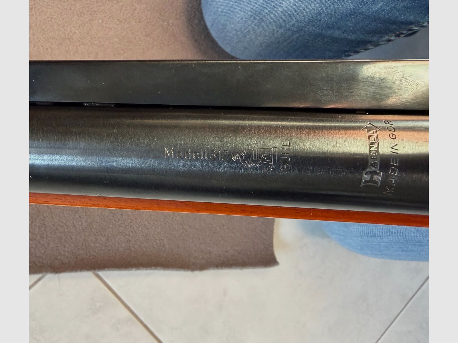 Bellissimo fucile ad aria compressa Haenel 312 a leva laterale