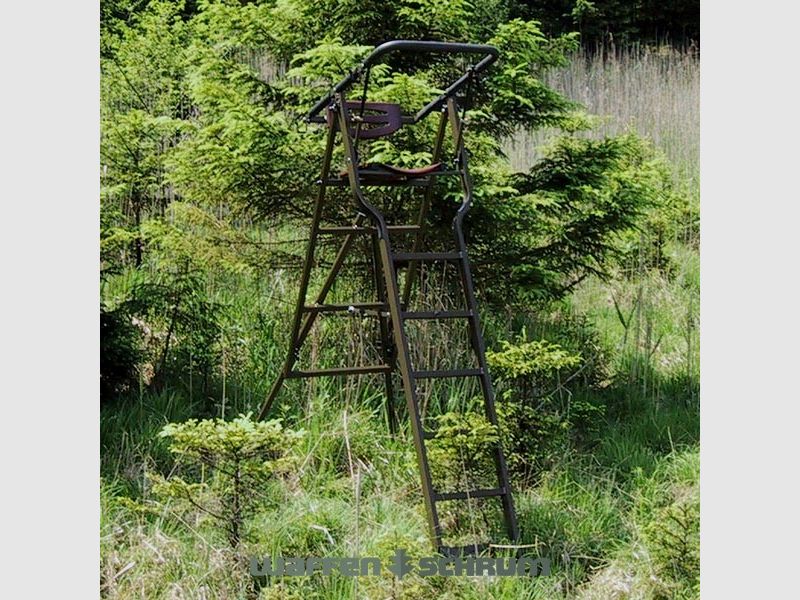 Knobloch Jagd Aluminium-Hochsitz Bockleiter Höhe 2m Gewicht: 16kg