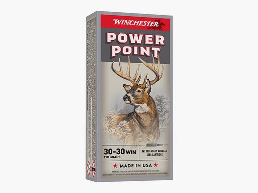 Cartucce Winchester cal. 30-30 winchester Power Point 170 gr