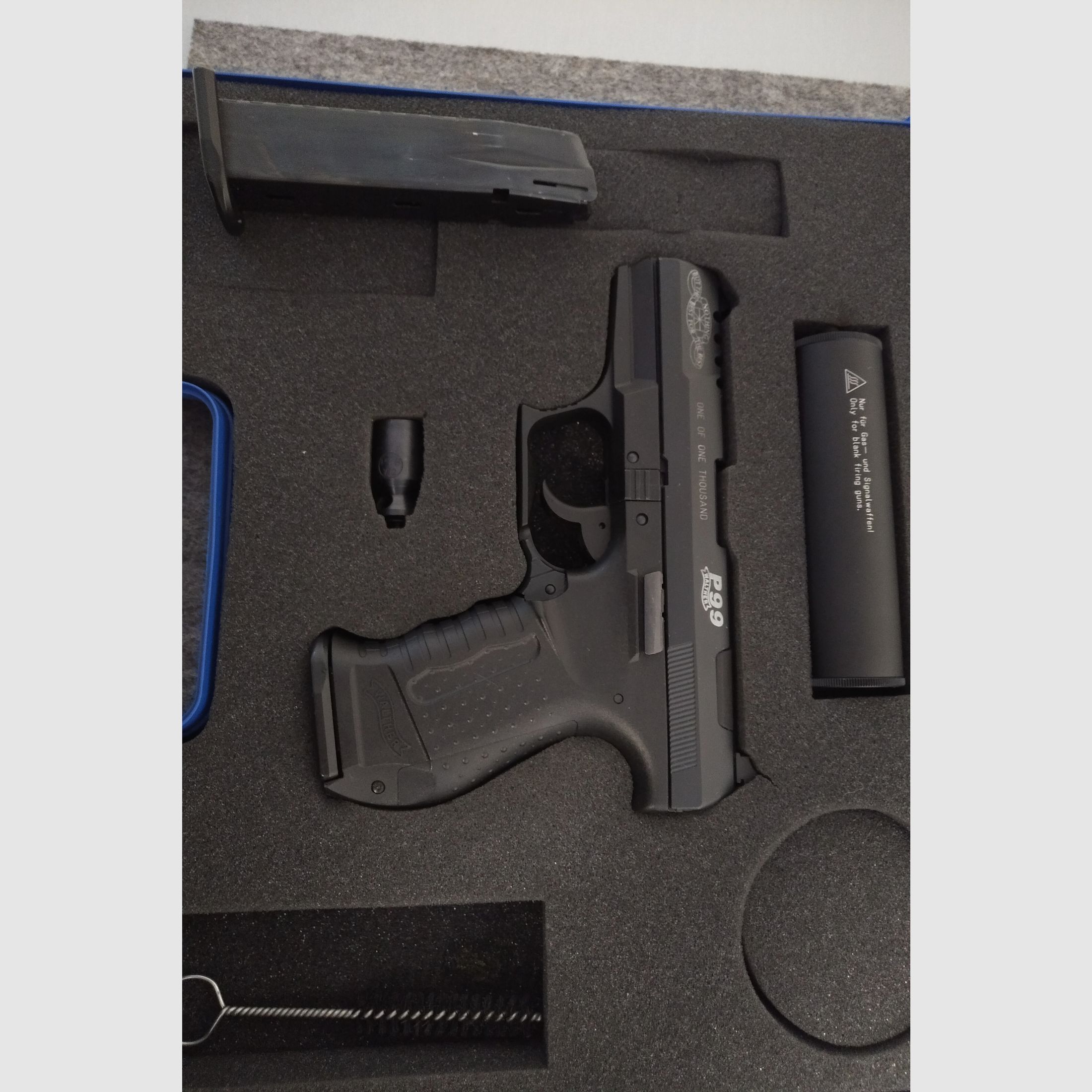 Walther 2006 P99 PAK Gas Signal 007 Special Operations PTB 762 James Bond Limited Edition 0202/1000