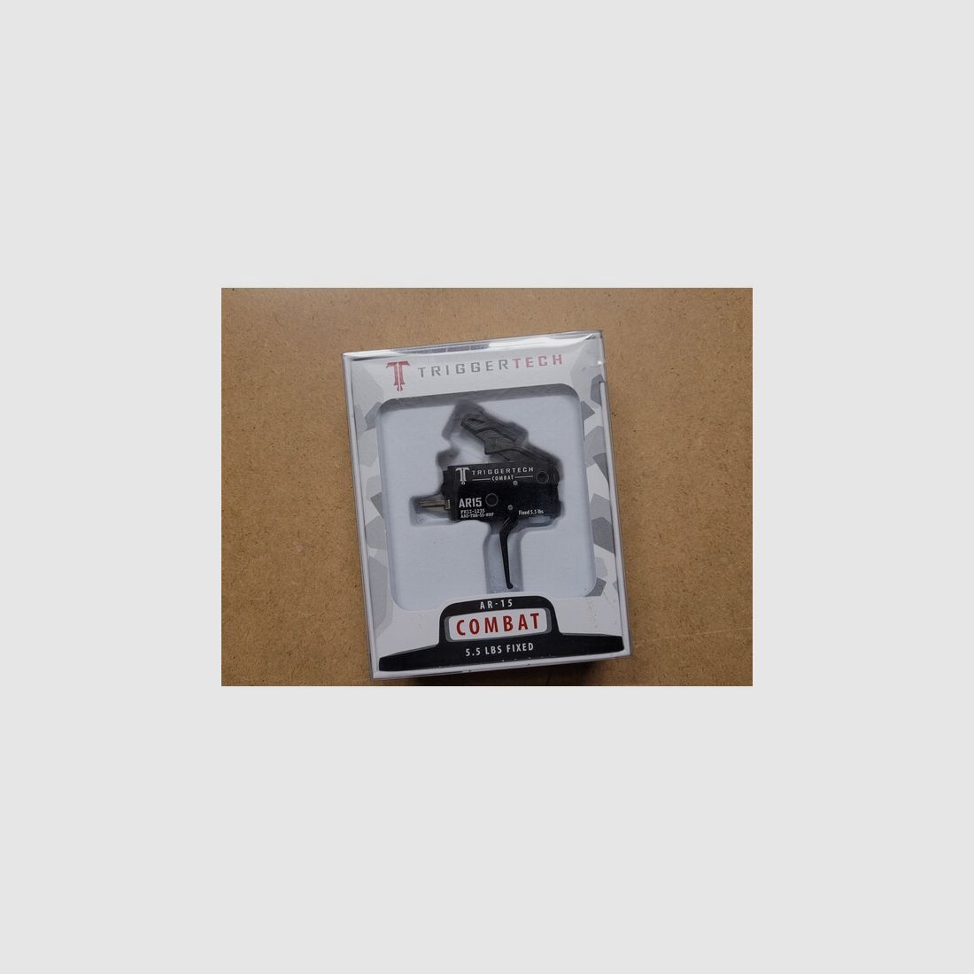 TriggerTech Abzug 5,5LBS gerader Abzug, schwarz, 2 Stage Trigger
