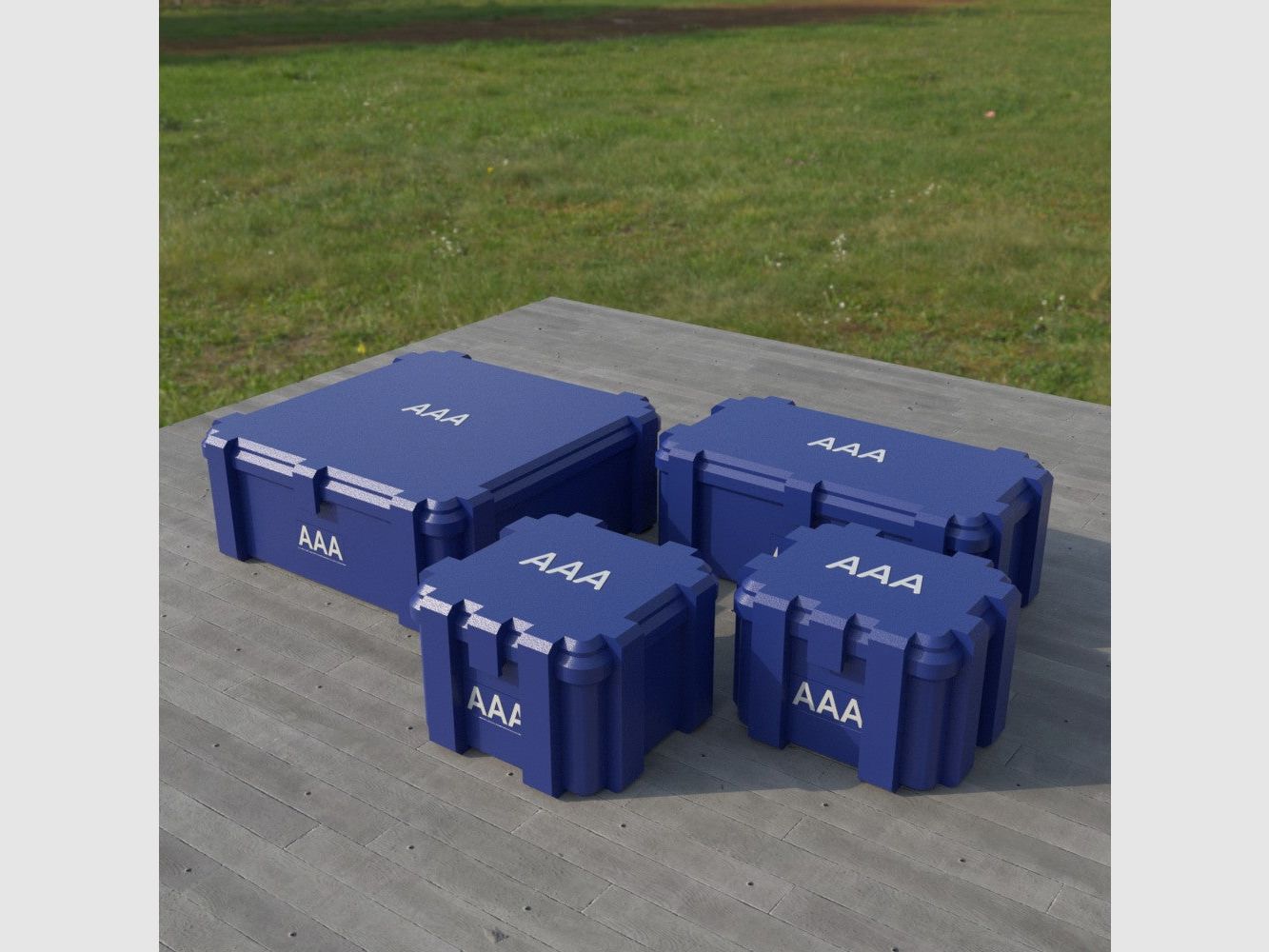 Filamelt AAA Batteriebox "Klappdeckel" – für 20 / 25 / 50 / 100 Batterien