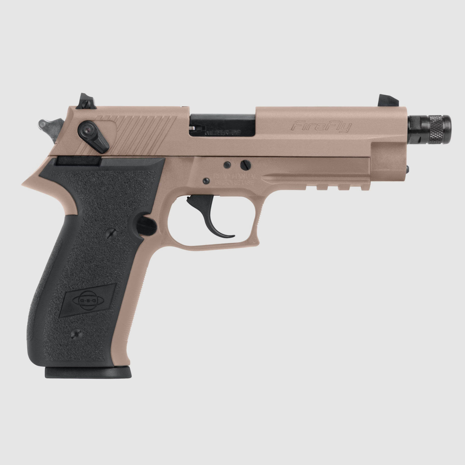 GSG – Pistole / FireFly SD US / Tan / .22lr HV
