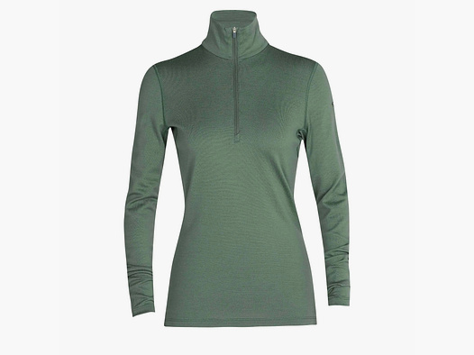 Icebreaker Camiseta de Manga Larga Tech Half Zip Merino 260 Mujer - Negro / L