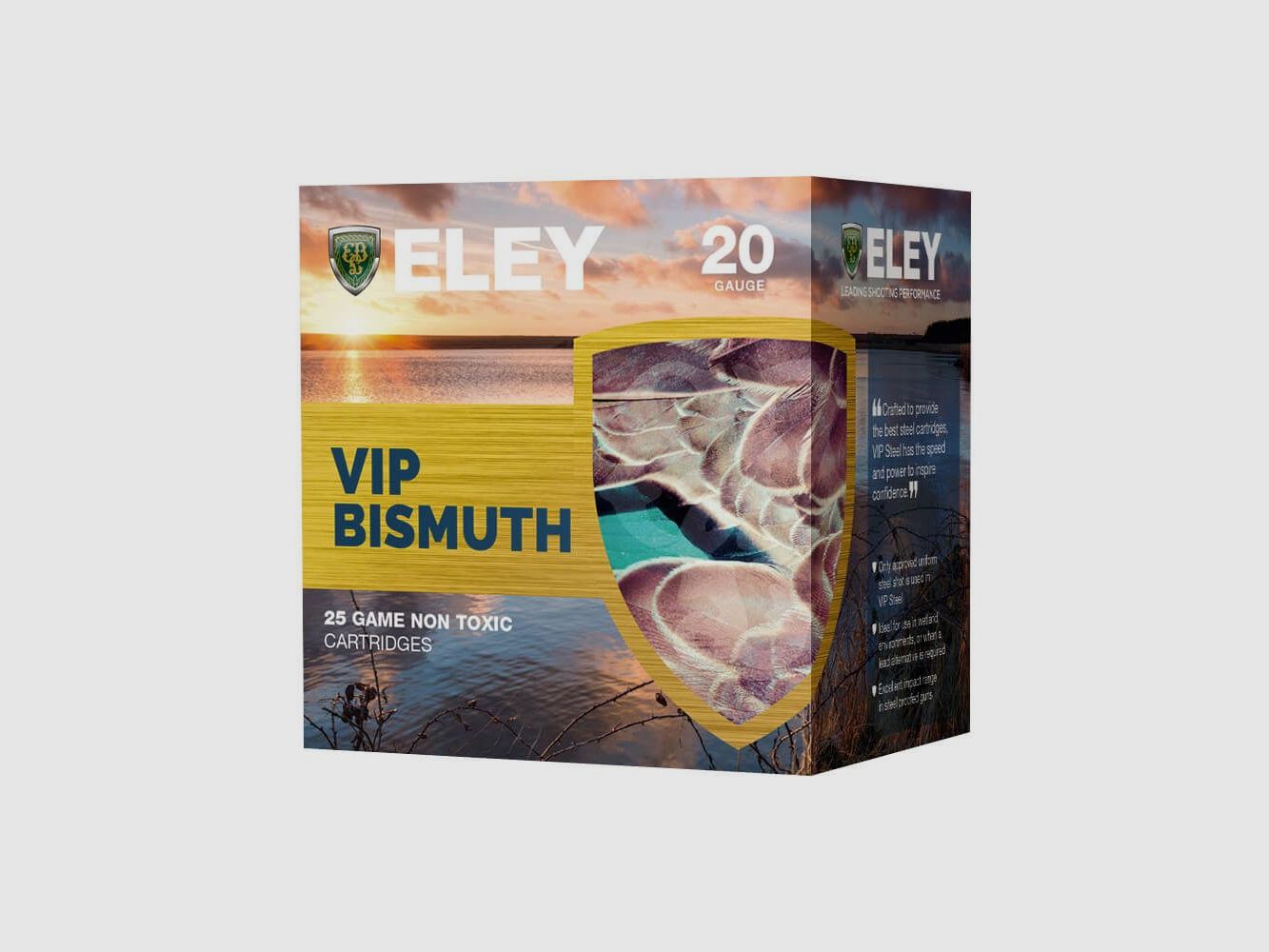 Eley VIP Wismut .20/67,5 25g #6 (2,6mm) 25 cartuchos
