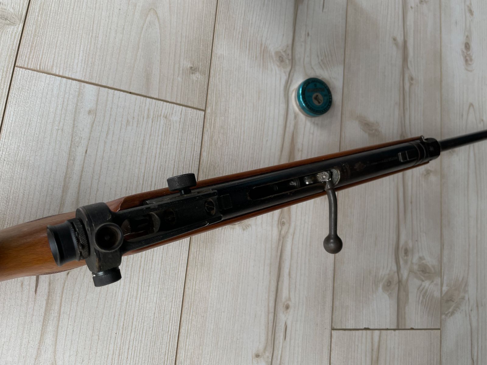 Haenel 311 air rifle with diopter, GDR