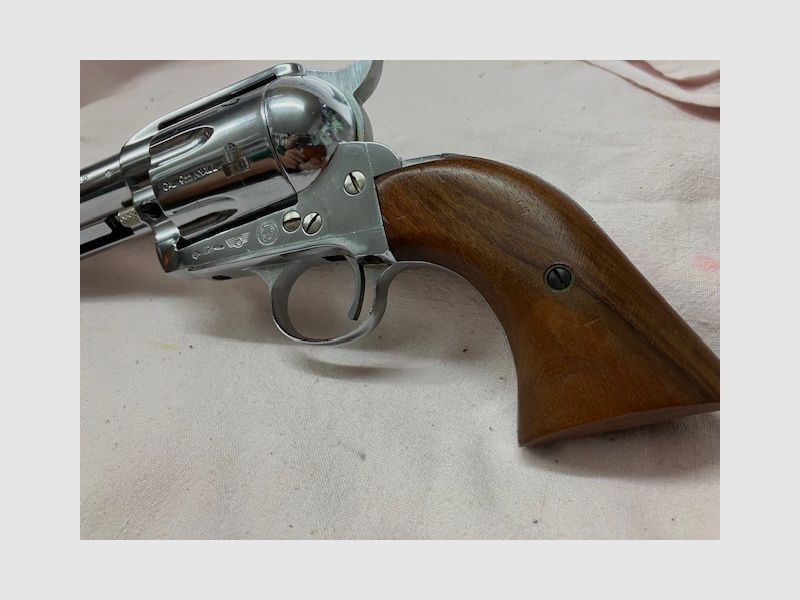 Texas Scout Frontier 9mm K, PTB Nr. 241 - Esecuzione Gunfighter (versione corta) di H. Schmidt MAI UTILIZZATO - TOP -