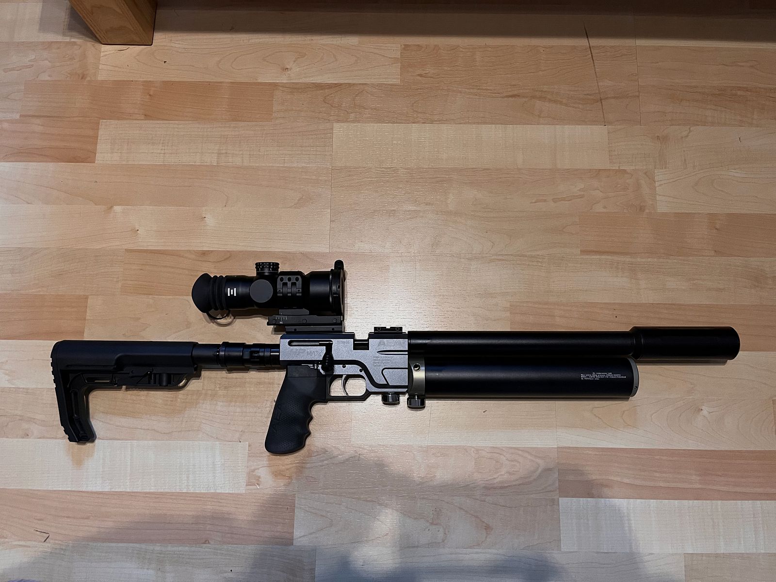 Luftgewehr AEA HPMAX F-Serie inkl. Schalldämpfer und Element Zielfernrohr