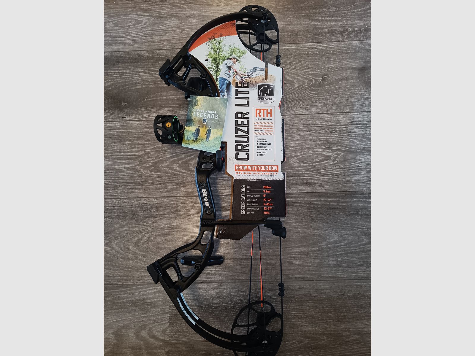 Compound bow BEAR Cruizer Lite RTH new! Sport bow