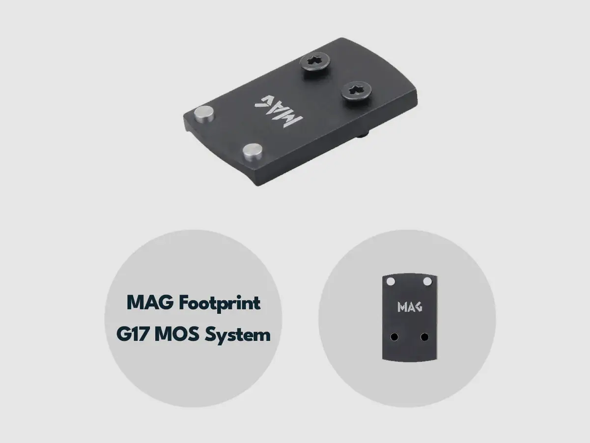 Vector Optics SCRDM-09 Montaggio Glock per Mirini Reflex con MGT (SHIELD) Footprint, immagine 1 di 7