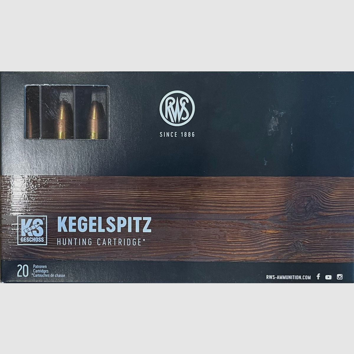 RWS Kegelspitz .30-06Spring. 150grs - 20 shots