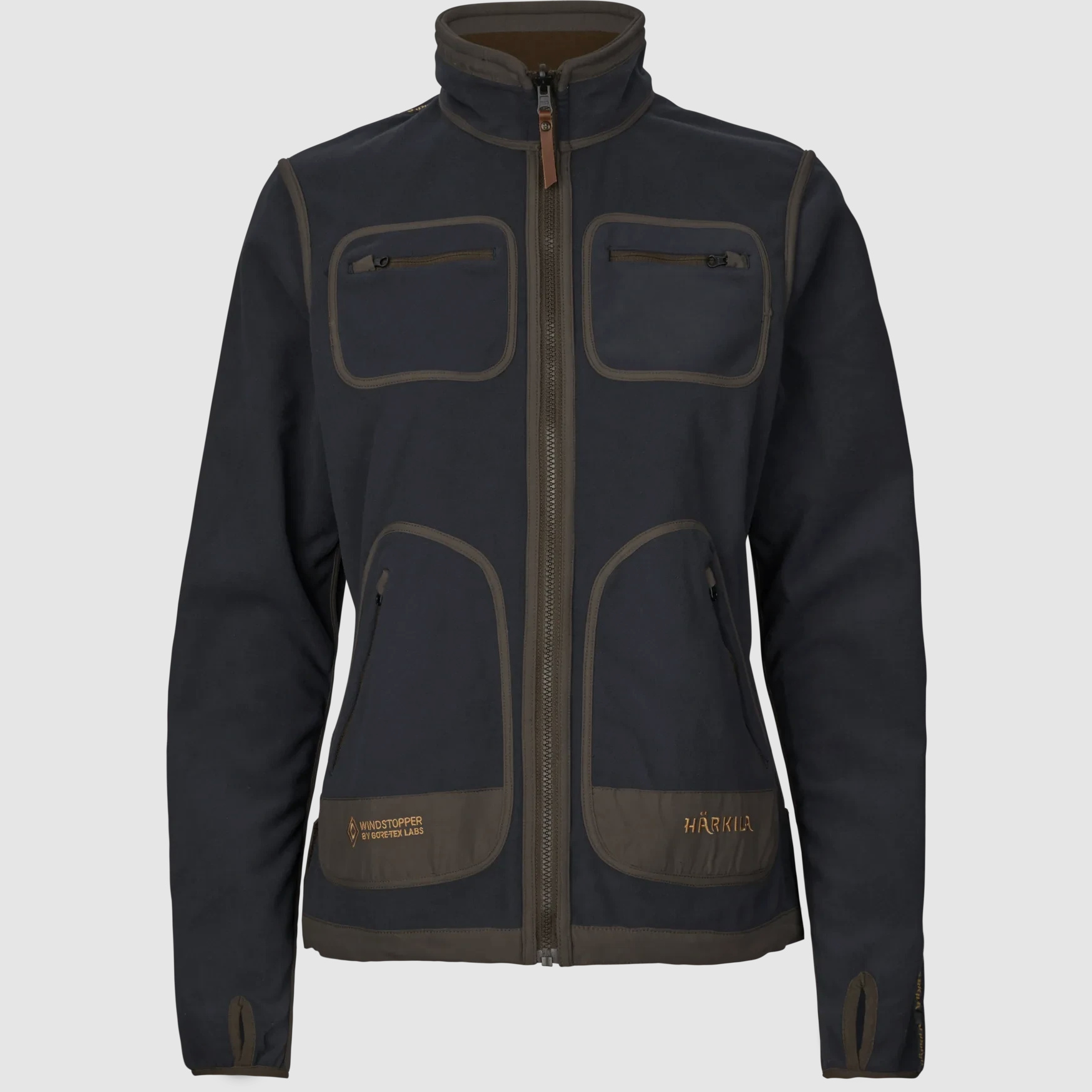 Härkila Kamko Fleece Dame Willow green/Deep well purple L