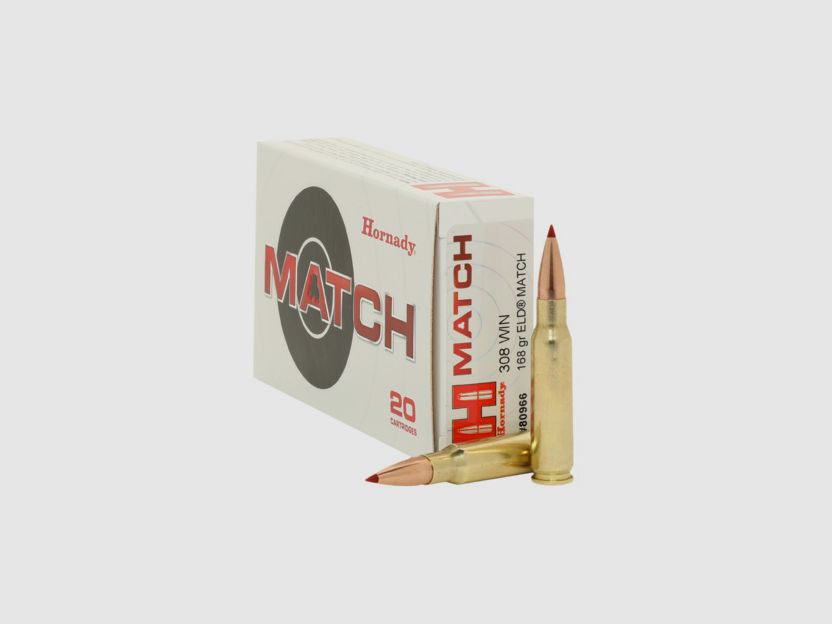 .308 Win. ELD-Match Hornady 10,9/168gr