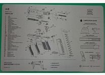 Glock Auflage- Zerlegematte