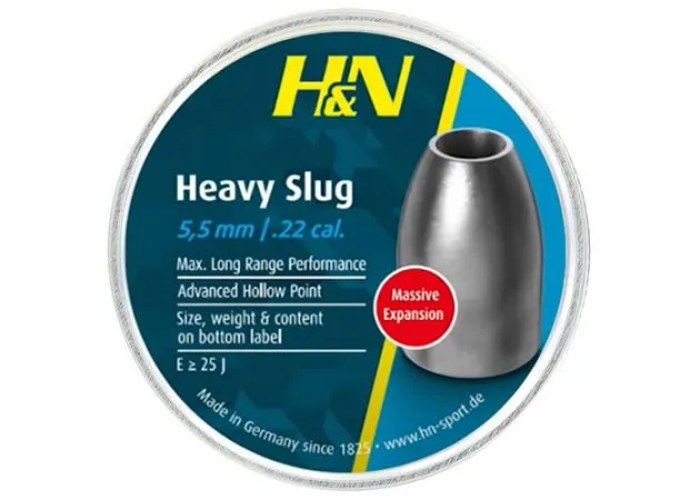 H&N Slugs 5,53 mm Heavy 34 grain (.218), immagine 1 di 2