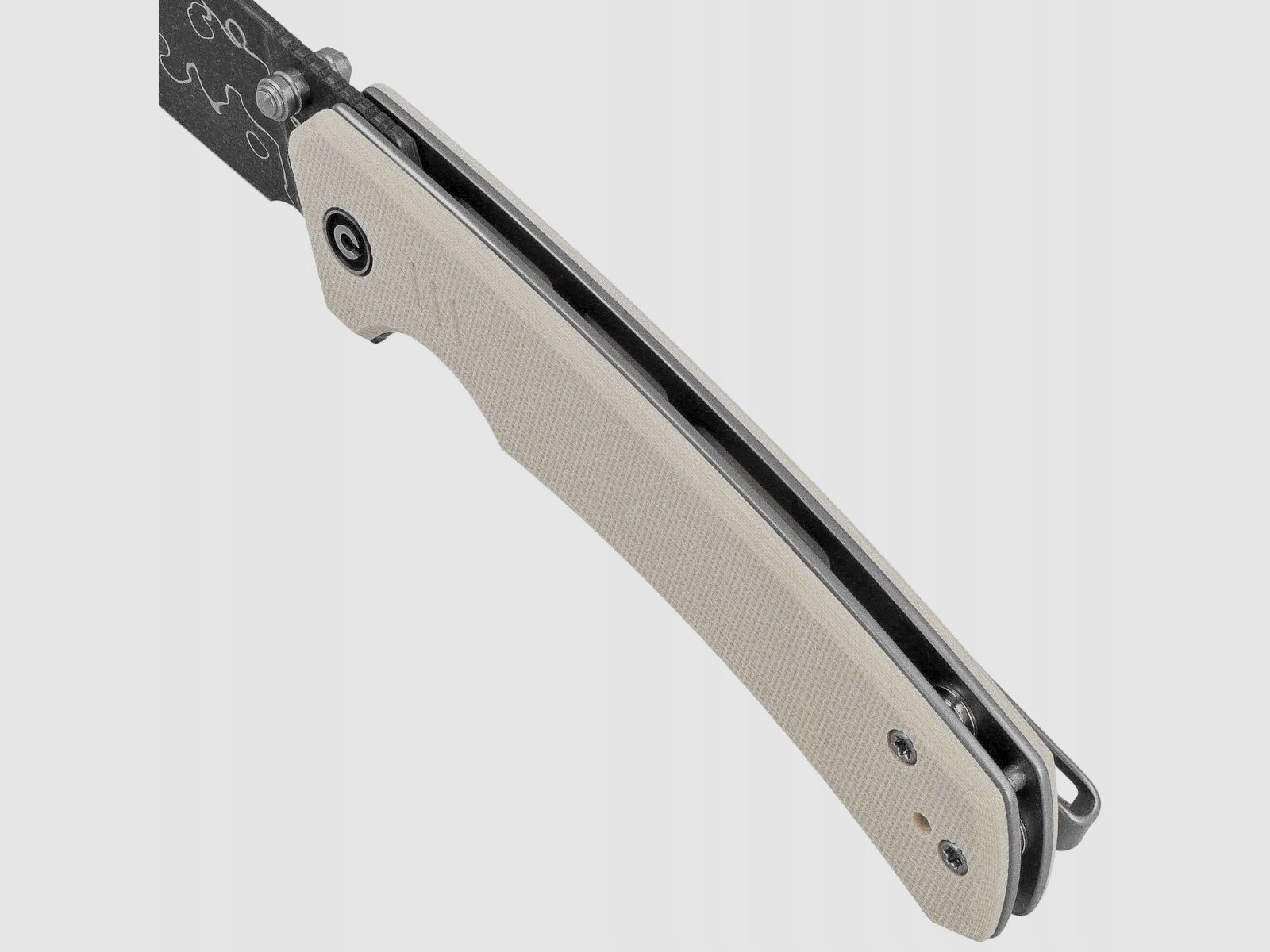 Civivi Merit Couteau pliant Ivory G10, Damascus C24012-DS1, image 4 sur 9