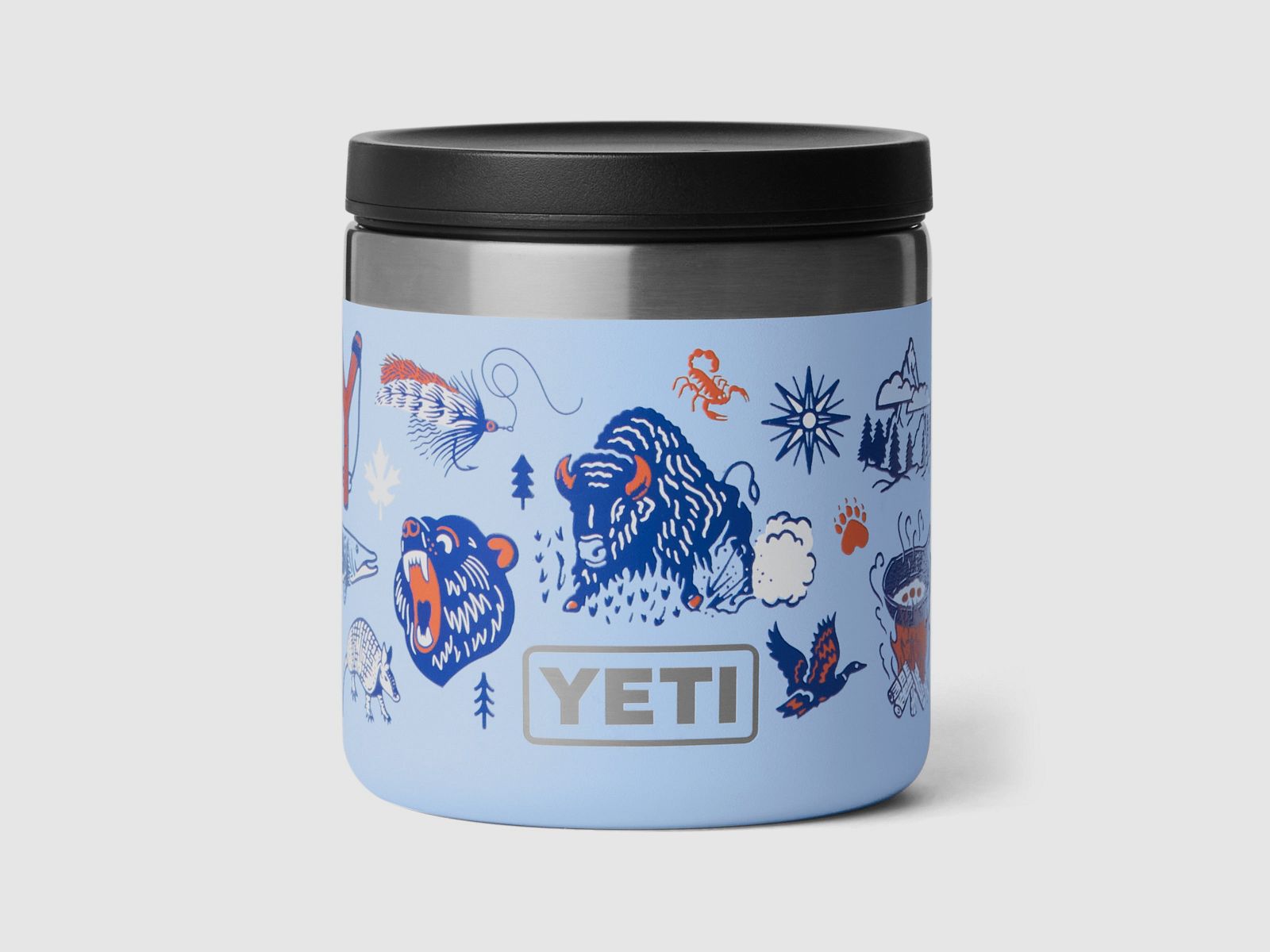 YETI® Contenedor de Comida Aislado Rambler 8 oz - Big Sky Summer Camp, imagen 1 de 4
