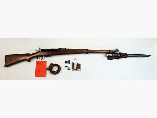 Waffenfabrik Bern Repetierbüchse Waffenfabrik Bern Schweizer K31 Kaliber 7,5x55swiss komplett nummerngleich + Bajonett