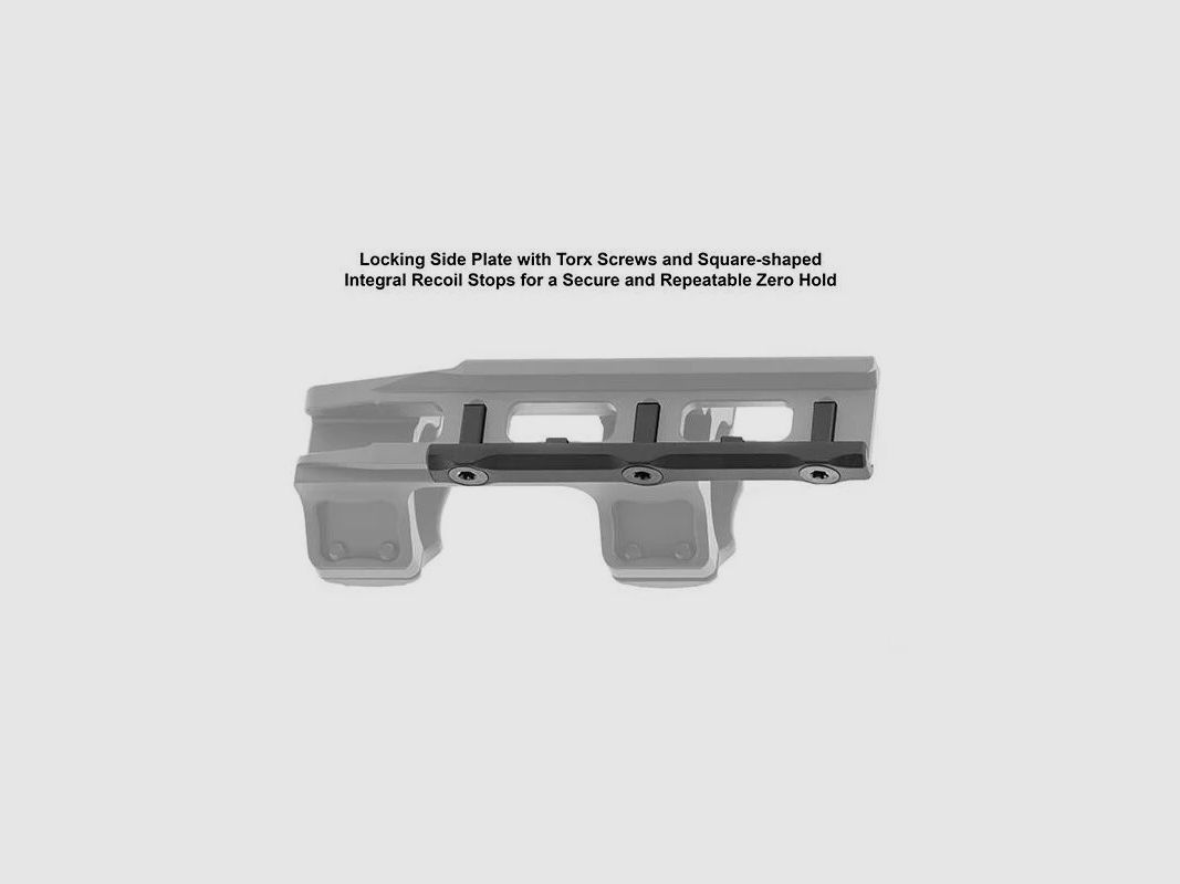 UTG ACCU-SYNC Blockmontage 30 mm Medium 34 mm Offset Pro - schwarz