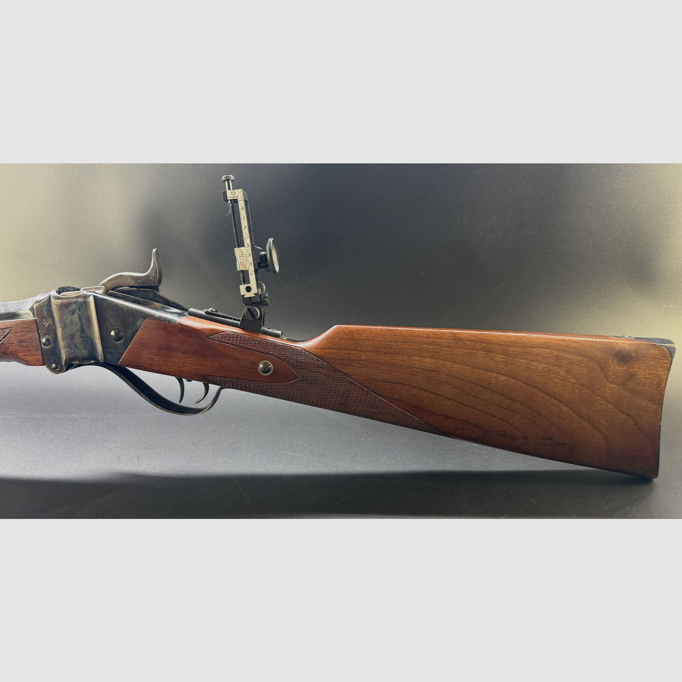 Davide Pedersoli Sharps Sporting Rifle Modell 1874 Kal.: 45-70 mit Diopter
