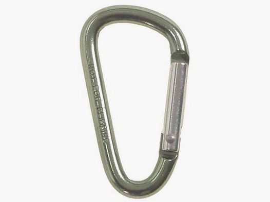 Carabiner hook, D 5mmx5cm, olive