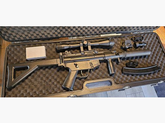 Heckler & Koch MP5 K-PDW calibro: 4,5 mm pallini in acciaio