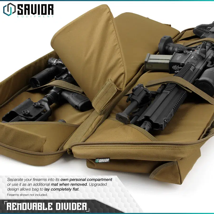 Housse carabine double SAVIOR URBAN WARFARE 46&prime; – TAN, image 3 sur 5