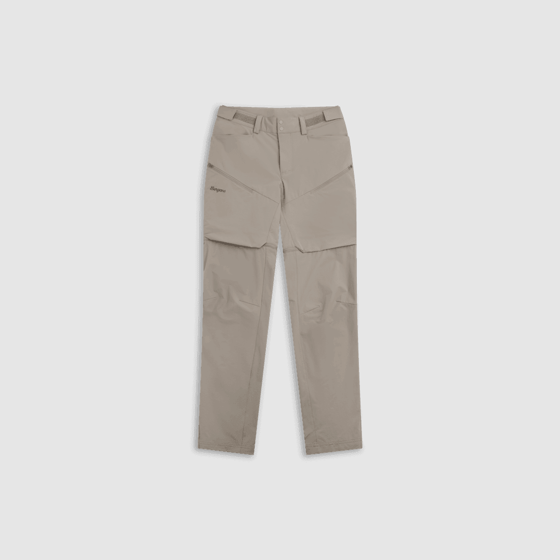 Bergans Convertible Zip-Off Softshell Pants Women Rock Taupe 44
