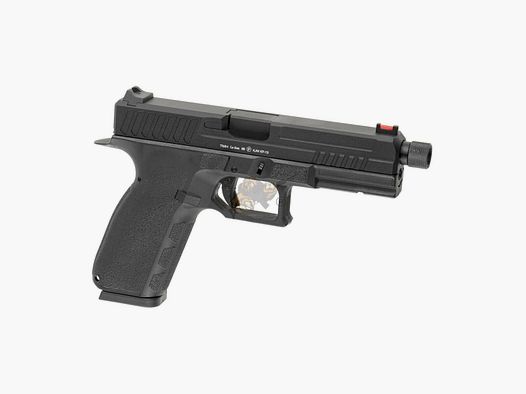 KJ Works KP-13 TBC Scivolo in Metallo GBB Nero -F-