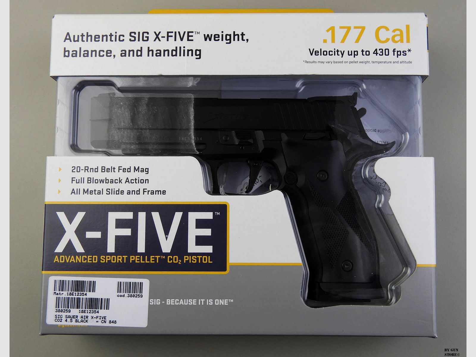 Pistole SIG SAUER AIR X-FIVE CO2, Bild 4 von 4