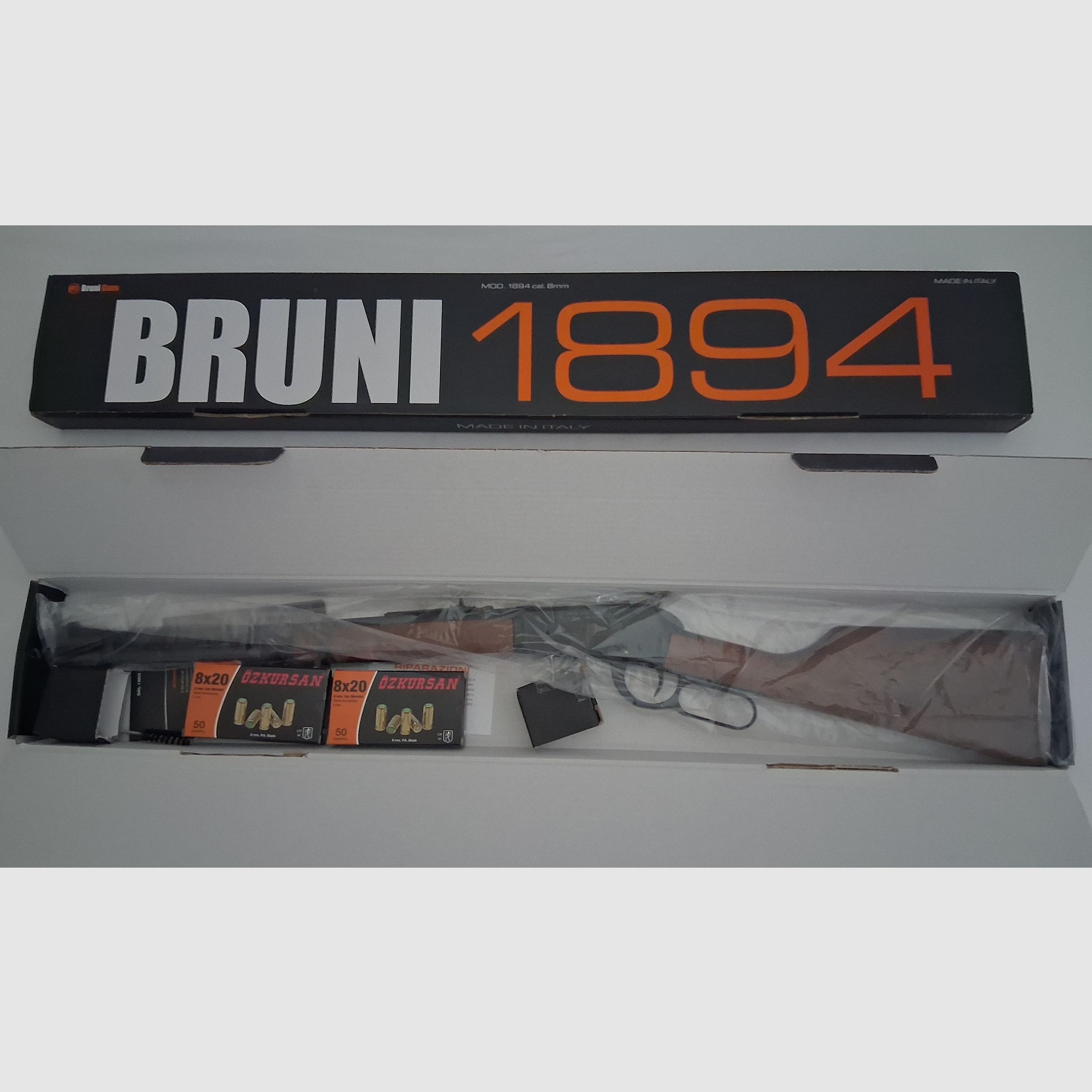 Bruni 1894 8mm Knall. NEU!!!