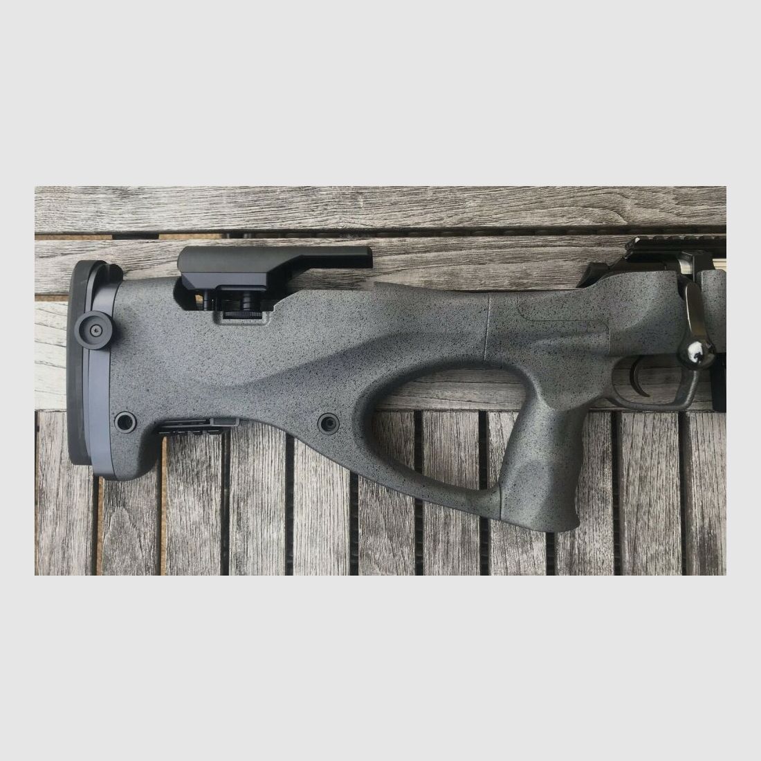 VOERE VOERE LBW-M with VOERE polymer stock (hole stock) - hunting barrel with integral over-barrel silencer