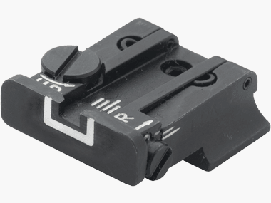 LPA hausse micrométrique TPU pour CZ100, CZ75 P-07 Duty white outline sans guidon