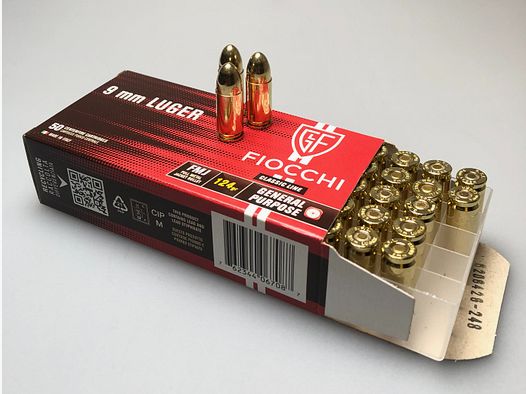 Munition Fiocchi VM 8g 9mm Para